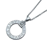 ブルガリ BVLGARI ブルガリブルガリサークルネックレス ホワイトゴールド Au750 ジュエリー