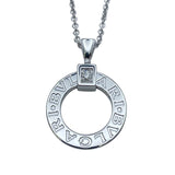 ブルガリ BVLGARI ブルガリブルガリサークルネックレス ホワイトゴールド Au750 ジュエリー