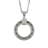 ブルガリ BVLGARI ブルガリブルガリサークルネックレス ホワイトゴールド Au750 ジュエリー