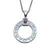 ブルガリ BVLGARI ブルガリブルガリサークルネックレス ホワイトゴールド Au750 ジュエリー