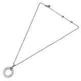 ブルガリ BVLGARI ブルガリブルガリサークルネックレス ホワイトゴールド Au750 ジュエリー