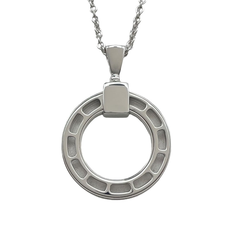 ブルガリ BVLGARI ブルガリブルガリサークルネックレス ホワイトゴールド Au750 ジュエリー