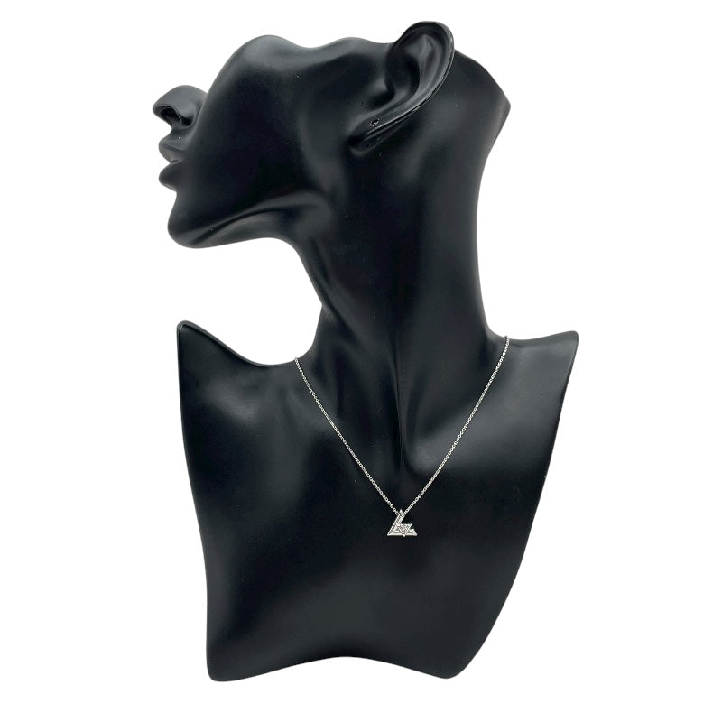 ルイ・ヴィトン LOUIS VUITTON LVヴォルトワンPMネックレス ホワイトゴールド Au750 ジュエリー