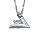 ルイ・ヴィトン LOUIS VUITTON LVヴォルトワンPMネックレス ホワイトゴールド Au750 ジュエリー