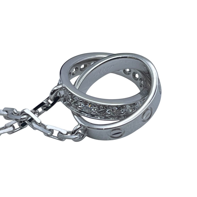 カルティエ Cartier ベビーラブネックレス ホワイトゴールド 750 ダイヤモンド ジュエリー