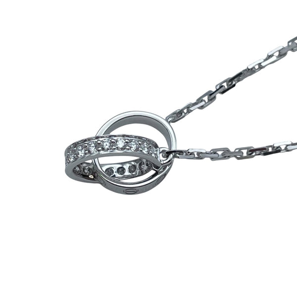 カルティエ Cartier ベビーラブネックレス ホワイトゴールド 750 ダイヤモンド ジュエリー