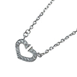 カルティエ Cartier Cハートネックレス ホワイトゴールド 750 ジュエリー