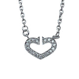 カルティエ Cartier Cハートネックレス ホワイトゴールド 750 ジュエリー