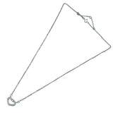 カルティエ Cartier Cハートネックレス ホワイトゴールド 750 ジュエリー