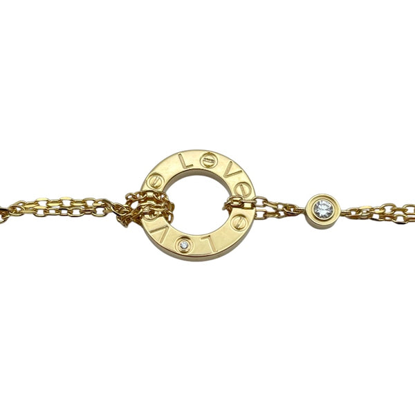 カルティエ Cartier ラブサークルブレスレット ゴールド 750 ダイヤモンド ジュエリー