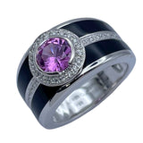 モーブッサン MAUBOUSSIN ボンボンローズリング ホワイトゴールド 750 ピンクサファイア ジュエリー