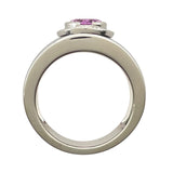 モーブッサン MAUBOUSSIN ボンボンローズリング ホワイトゴールド 750 ピンクサファイア ジュエリー