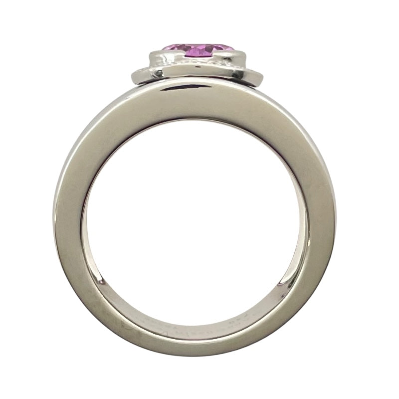 モーブッサン MAUBOUSSIN ボンボンローズリング ホワイトゴールド 750 ピンクサファイア ジュエリー