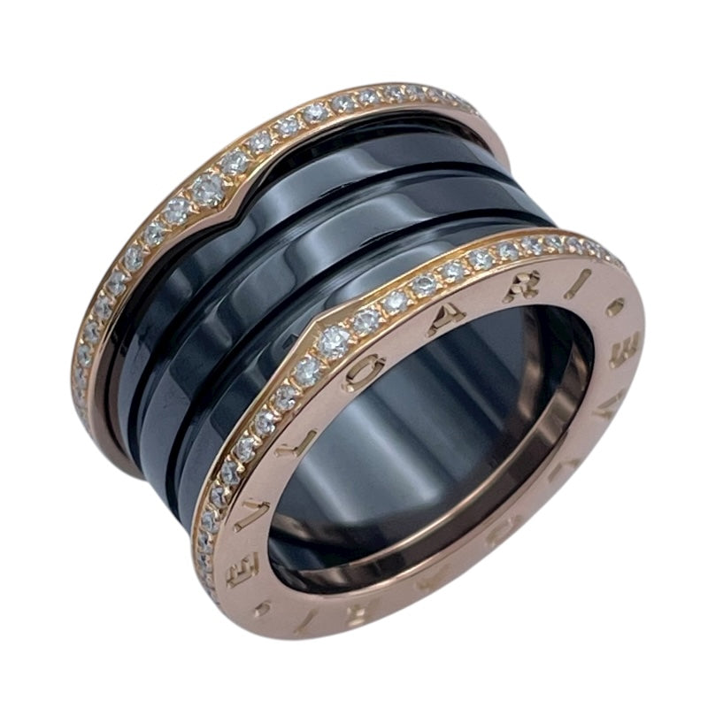 ブルガリ BVLGARI ビーゼロワンリング ピンクゴールドxステンレススチール K18SS ジュエリー