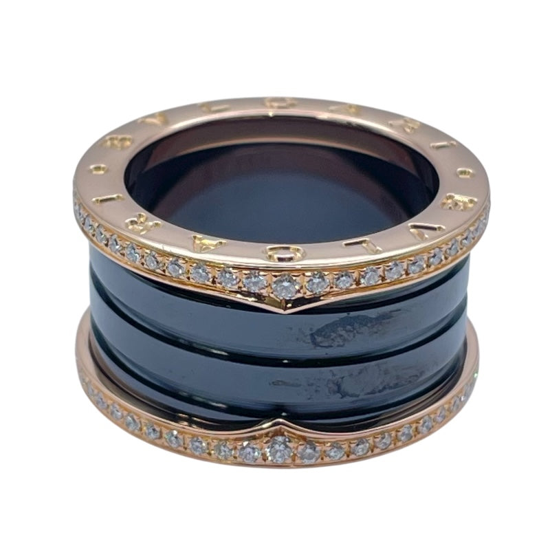 ブルガリ BVLGARI ビーゼロワンリング ピンクゴールドxステンレススチール K18SS ジュエリー
