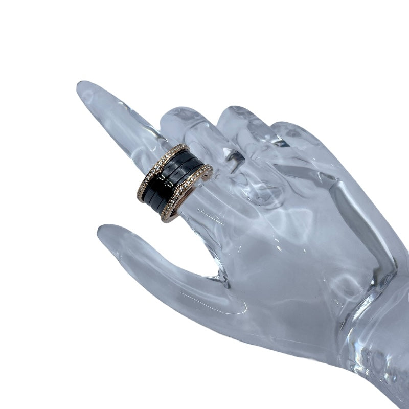 ブルガリ BVLGARI ビーゼロワンリング ピンクゴールドxステンレススチール K18SS ジュエリー