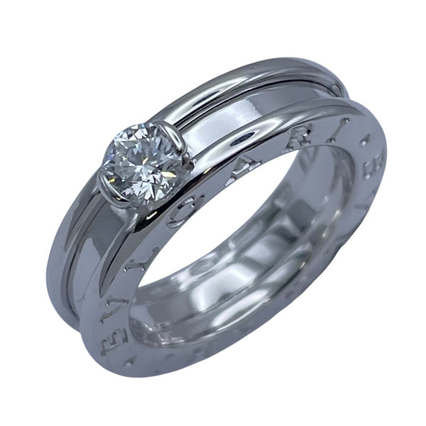 ブルガリ BVLGARI ビーゼロワンリング1バンド(XS) ホワイトゴールド 750 ジュエリー