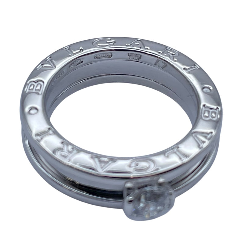 ブルガリ BVLGARI ビーゼロワンリング1バンド(XS) ホワイトゴールド 750 ジュエリー