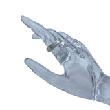 ブルガリ BVLGARI ビーゼロワンリング1バンド(XS) ホワイトゴールド 750 ジュエリー