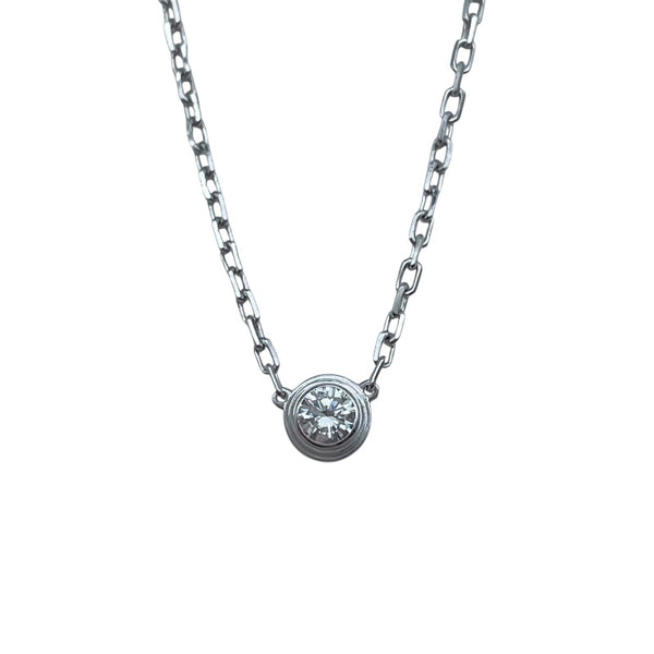 カルティエ Cartier ダムールネックレス ホワイトゴールド 750 ダイヤモンド ジュエリー