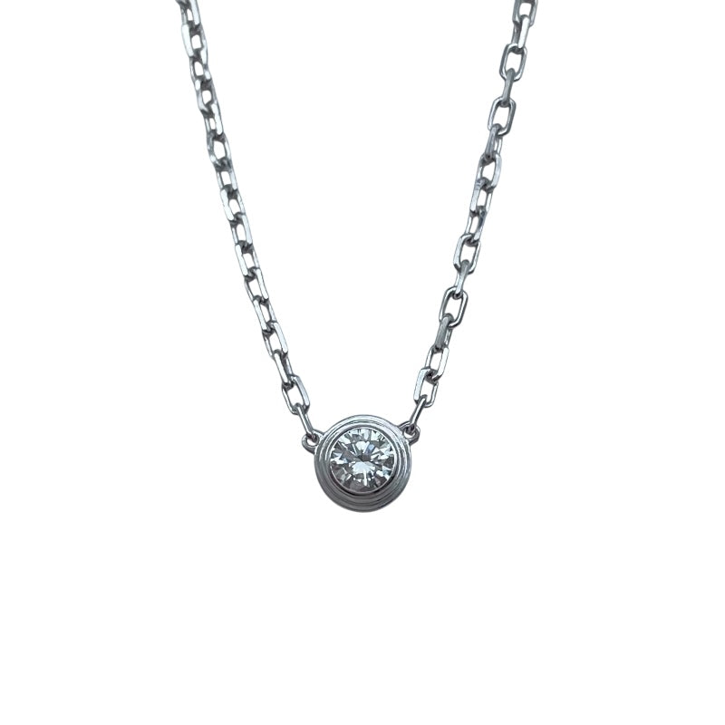 カルティエ Cartier ダムールネックレス ホワイトゴールド 750 ダイヤモンド ジュエリー