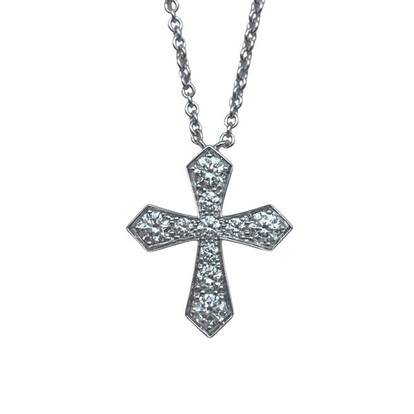 グラフ GRAFF トラべゾイドネックレス ホワイトゴールド Au750 ジュエリー