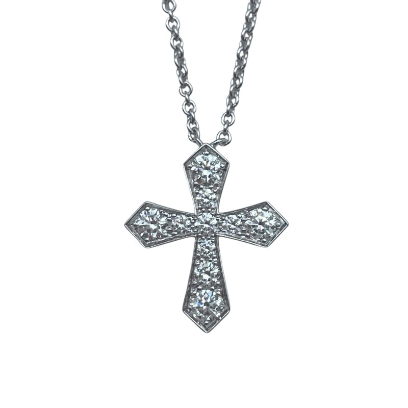 グラフ GRAFF トラべゾイドネックレス ホワイトゴールド Au750 ジュエリー