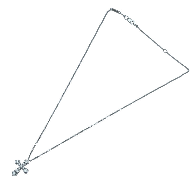 グラフ GRAFF トラべゾイドネックレス ホワイトゴールド Au750 ジュエリー