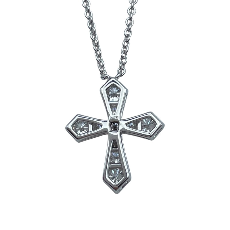 グラフ GRAFF トラべゾイドネックレス ホワイトゴールド Au750 ジュエリー