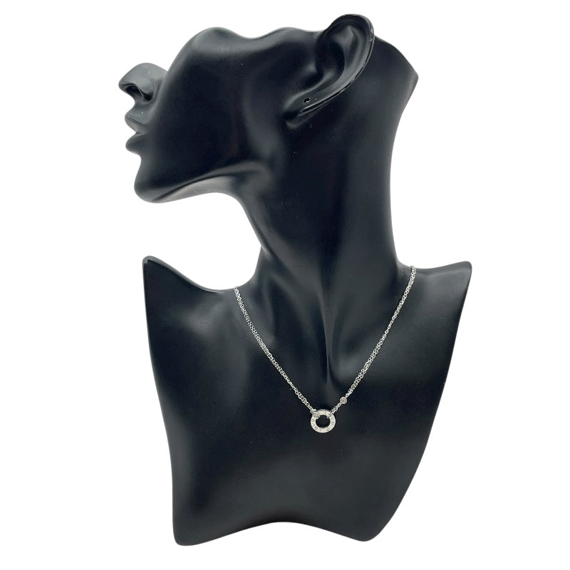 カルティエ Cartier ラブサークルネックレス2PD ホワイトゴールド Au750 ダイヤモンド ジュエリー