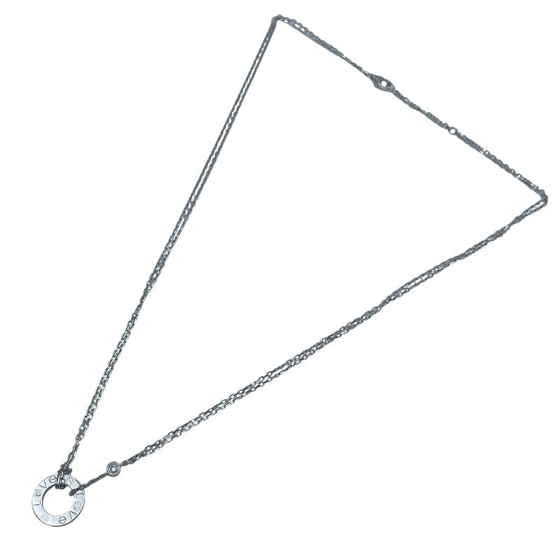 カルティエ Cartier ラブサークルネックレス2PD ホワイトゴールド Au750 ダイヤモンド ジュエリー