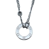 カルティエ Cartier ラブサークルネックレス2PD ホワイトゴールド Au750 ダイヤモンド ジュエリー