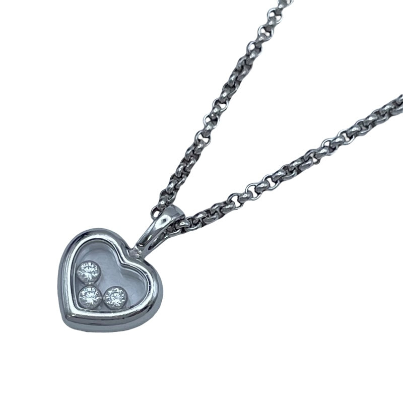 ショパール Chopard ハッピーダイヤネックレス ホワイトゴールド 750 ジュエリー