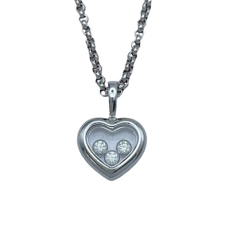 ショパール Chopard ハッピーダイヤネックレス ホワイトゴールド 750 ジュエリー