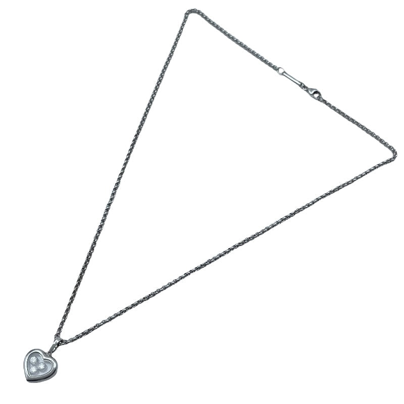 ショパール Chopard ハッピーダイヤネックレス ホワイトゴールド 750 ジュエリー