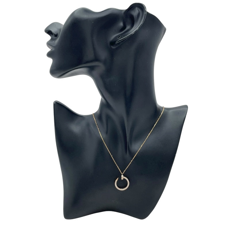 カルティエ Cartier ジュストアンクルダイヤネックレス ピンクゴールド Au750 ジュエリー