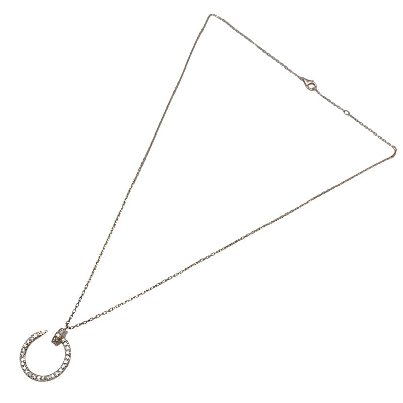 カルティエ Cartier ジュストアンクルダイヤネックレス ピンクゴールド Au750 ジュエリー