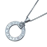 ブルガリ BVLGARI ブルガリブルガリサークルネックレス ホワイトゴールド 750 ダイヤモンド ジュエリー