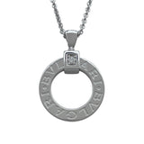 ブルガリ BVLGARI ブルガリブルガリサークルネックレス ホワイトゴールド 750 ダイヤモンド ジュエリー