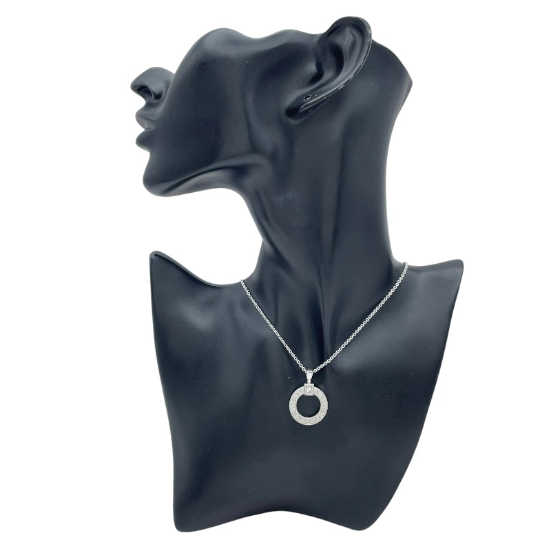 ブルガリ BVLGARI ブルガリブルガリサークルネックレス ホワイトゴールド 750 ダイヤモンド ジュエリー