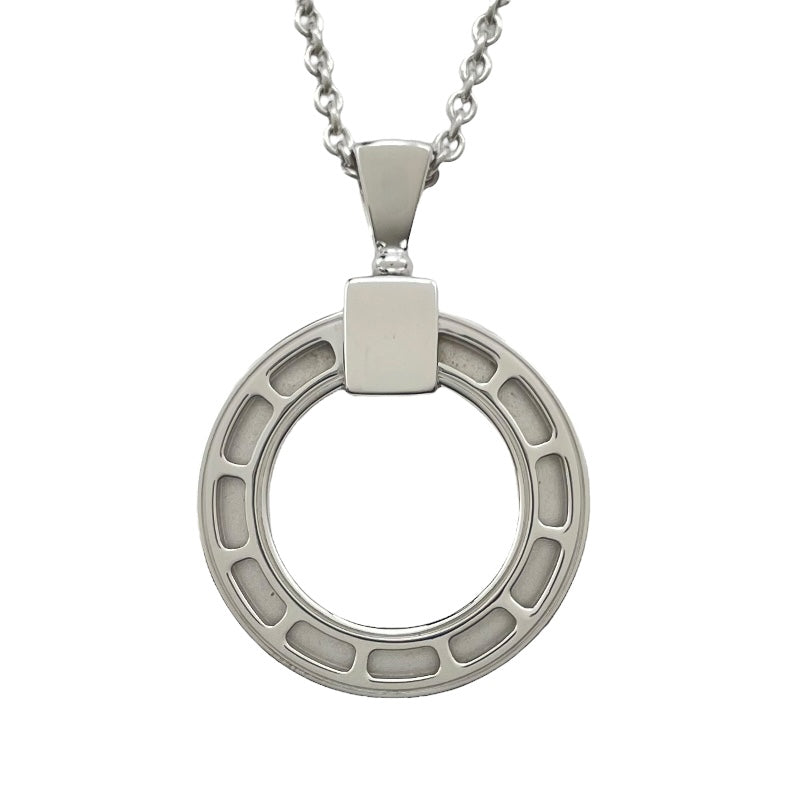 ブルガリ BVLGARI ブルガリブルガリサークルネックレス ホワイトゴールド 750 ダイヤモンド ジュエリー