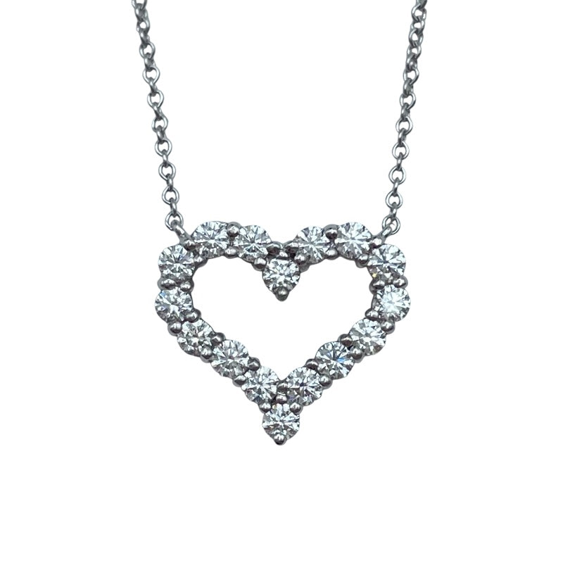 ティファニー TIFFANY＆CO センチメンタルハートネックレス プラチナ Pt950 ジュエリー