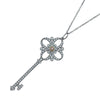 ティファニー TIFFANY＆CO ピクトリアキーネックレス ホワイトゴールドxプラチナ Pt950/Au750 ジュエリー