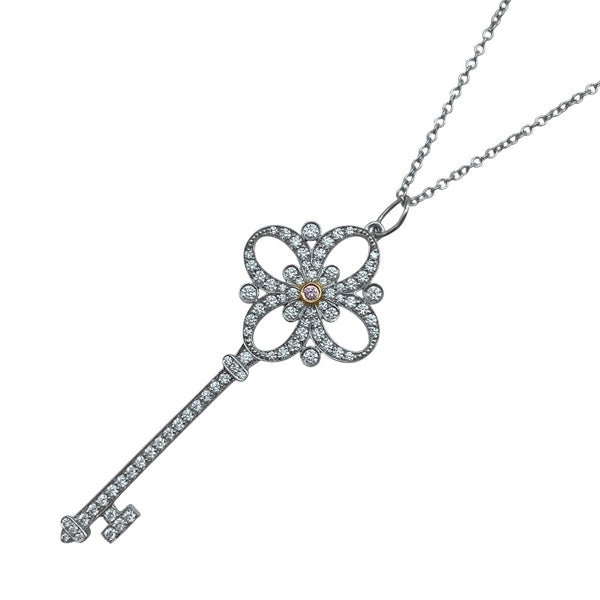 ティファニー TIFFANY＆CO ビクトリアキーネックレス ホワイトゴールド