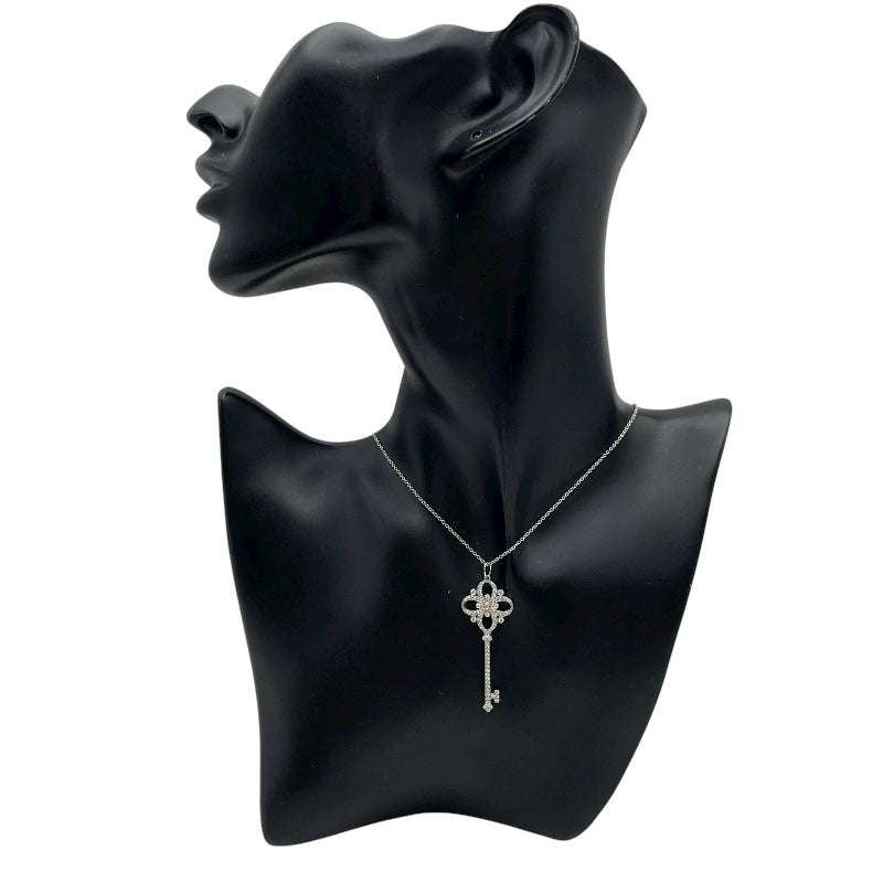 ティファニー TIFFANY＆CO ピクトリアキーネックレス ホワイトゴールドxプラチナ Pt950/Au750 ジュエリー