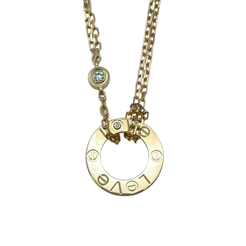 カルティエ Cartier ラブサークルネックレス ゴールド Au750 ジュエリー