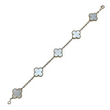 ヴァンクリーフ＆アーペル Van Cleef & Arpels ヴィンテージアルハンブラ5Pブレス ゴールド Au750 マザー オブ パール ジュエリー