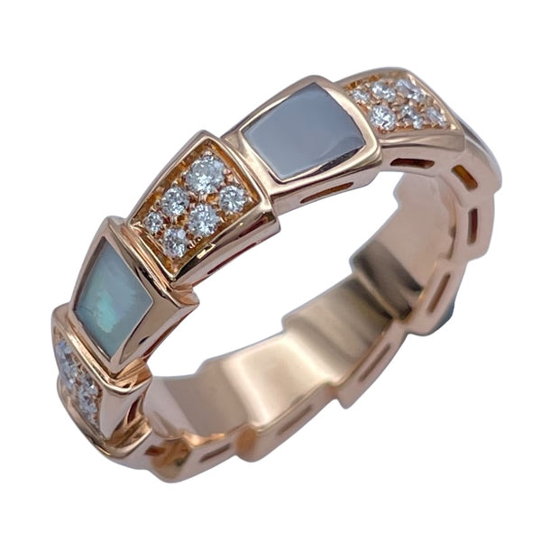 ブルガリ BVLGARI セルペンティ ヴァイパー リング ピンクゴールド Au750 ジュエリー
