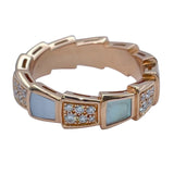 ブルガリ BVLGARI セルペンティ ヴァイパー リング ピンクゴールド Au750 ジュエリー