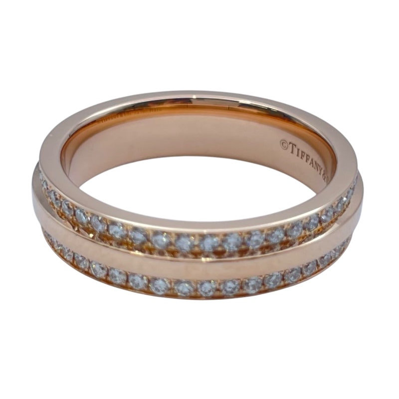 ティファニー TIFFANY＆CO Tナローリング ピンクゴールド Au750 ジュエリー